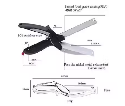Cleaver Cutter - 2 in 1 Kitchen Knife / Cleaver Cutters